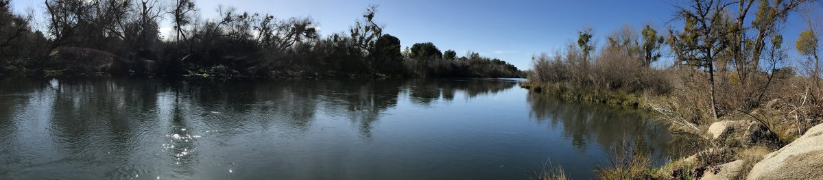 River shot of the San Joaquin River