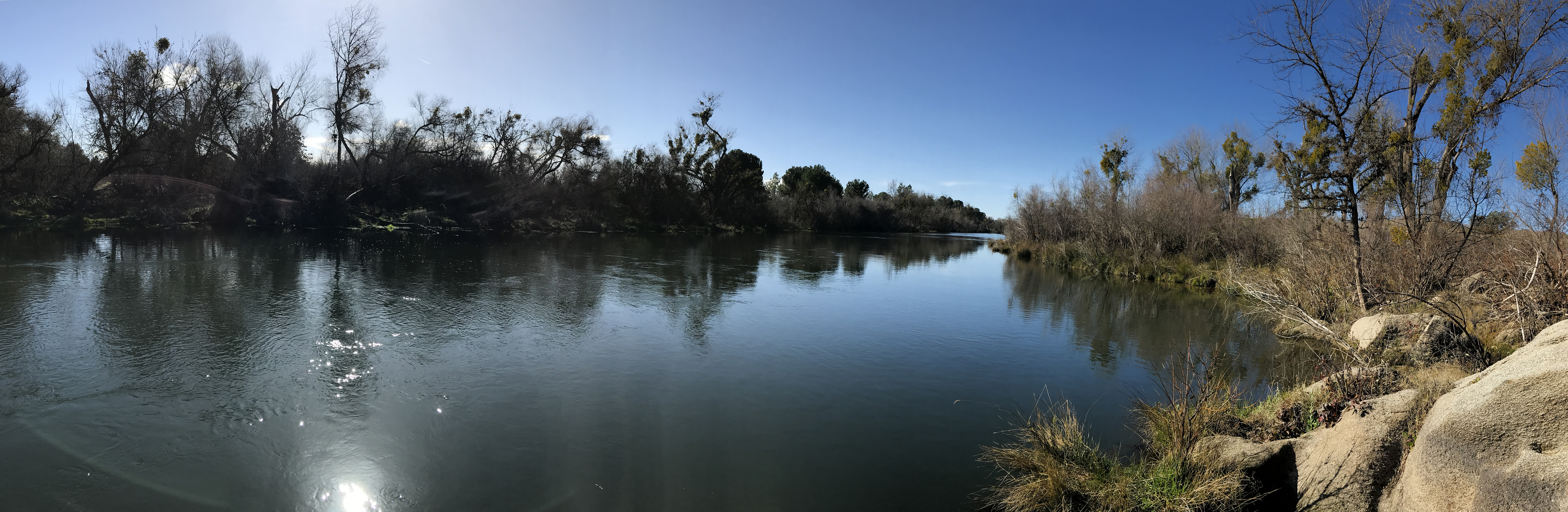 River shot of the San Joaquin River